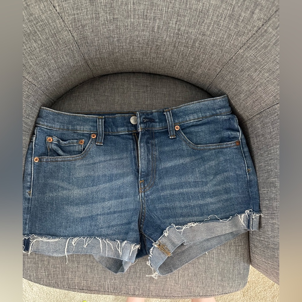 Classic Gap Cut Off Denim Jean Shorts size 28 3 inch inseam. Hardly worn.